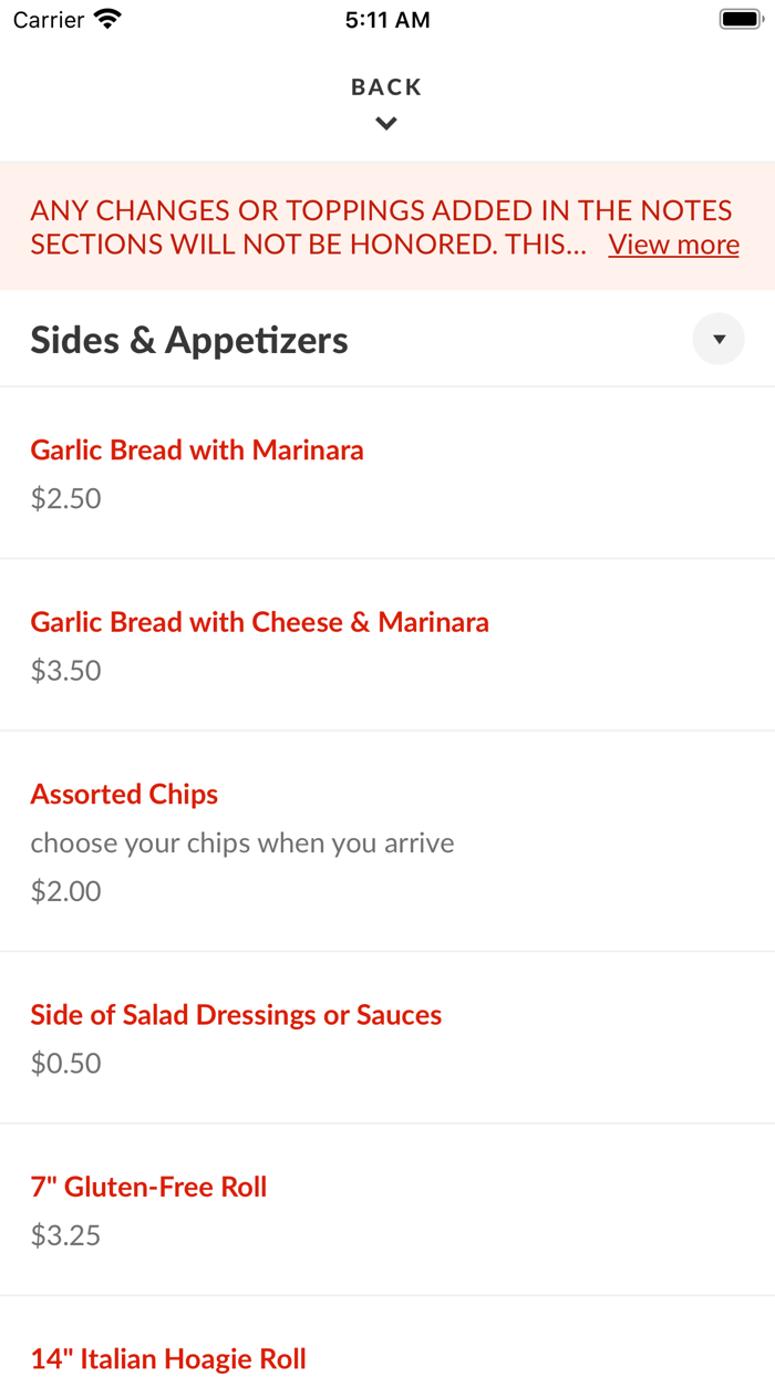 Spinellis Pizza and Subs