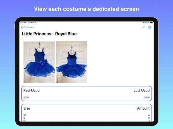 Screenshot #6 pour Costumize - Digital Inventory