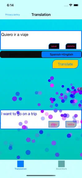 Game screenshot English to Spanish Translator. apk