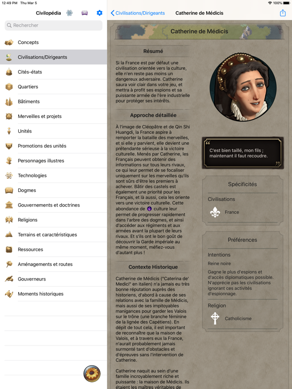 Screenshot #6 pour Civilopédia