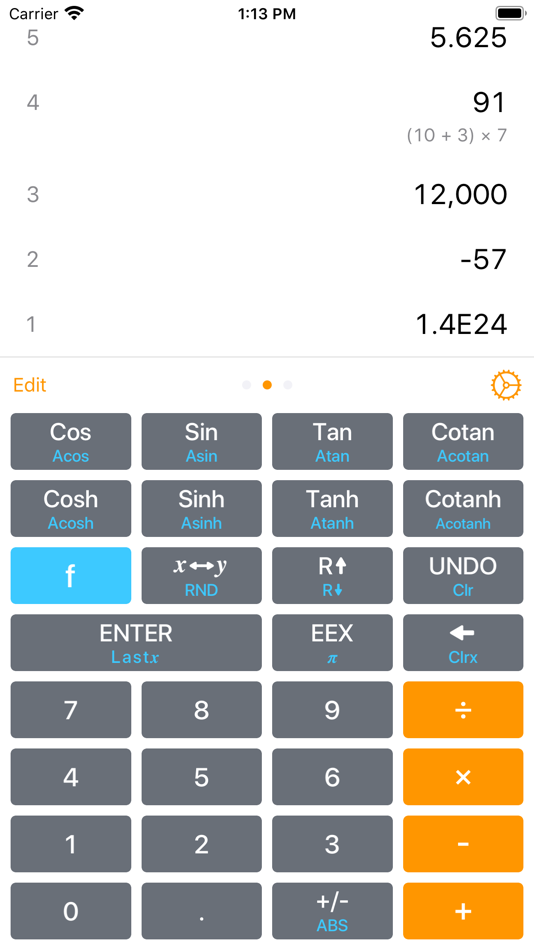 #5. Calculator RPN (macOS) 由: Benjamin Pisano