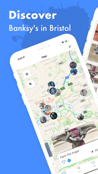 Bristol Tour Map of Banksyのおすすめ画像1