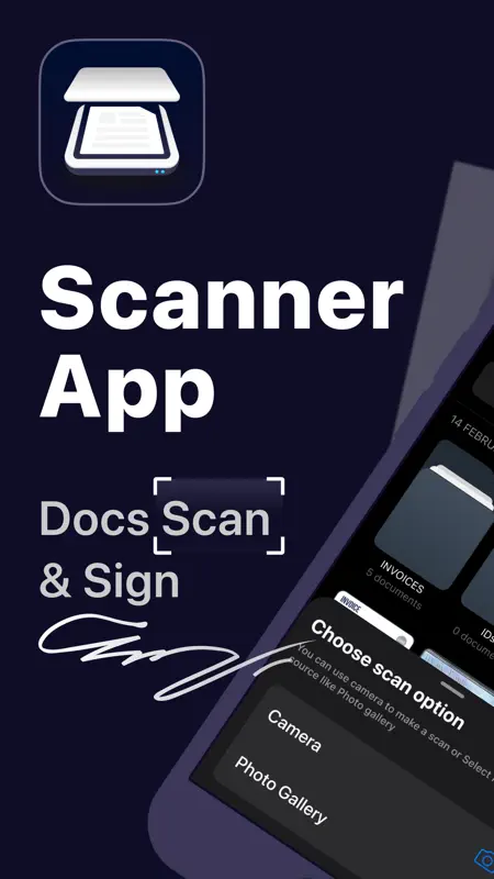Scanner App: Docs Scan & Sign screenshot 1 of 7