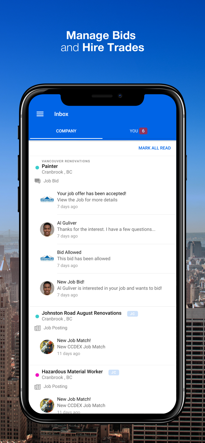 CCDEX - Connecting Contractors