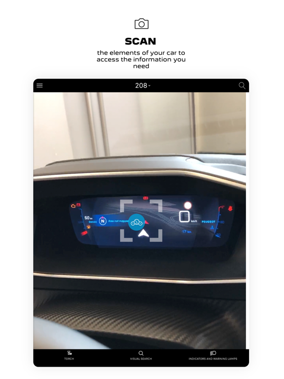 Scan MyPeugeot App