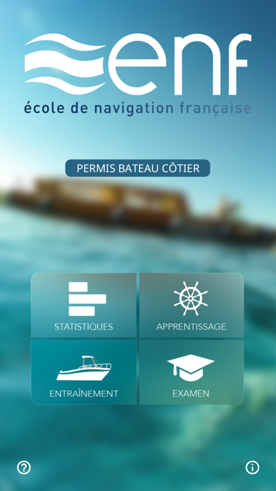 Permis bateau côtier ENF Screenshot