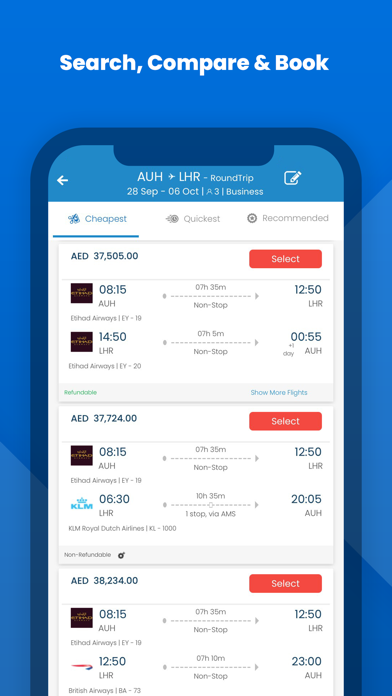 Omeir Travel Screenshot