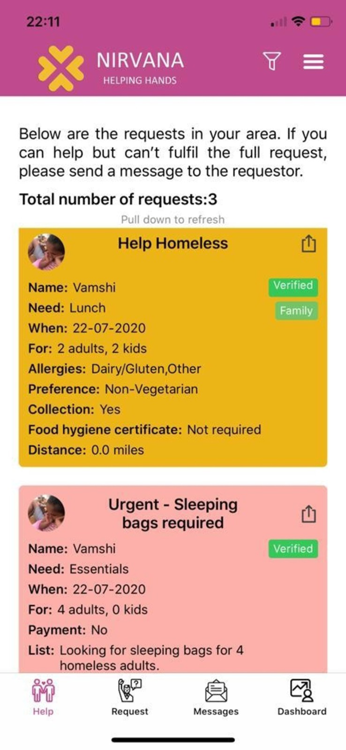 Nirvana Helping Hands