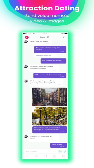 Attraction Dating Screenshot