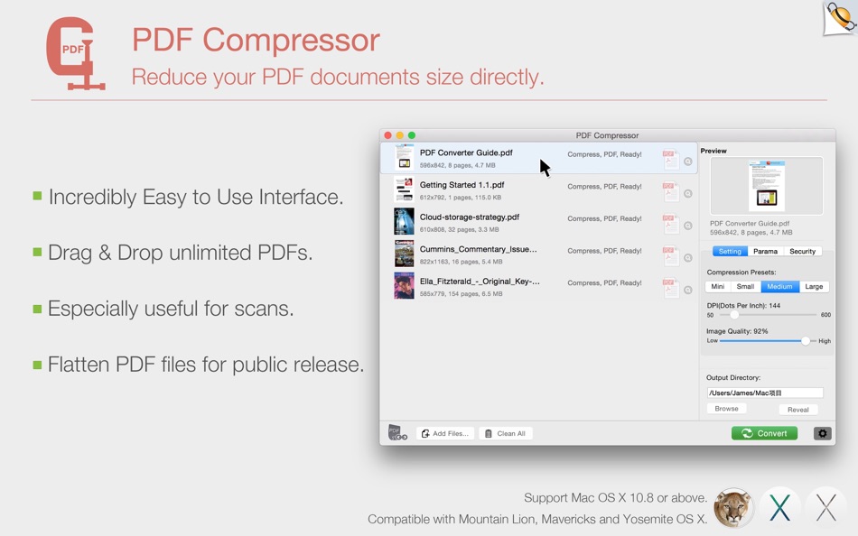 #2. PDF Compressor by Flyingbee (macOS) 由: Flyingbee Software Co., Ltd.