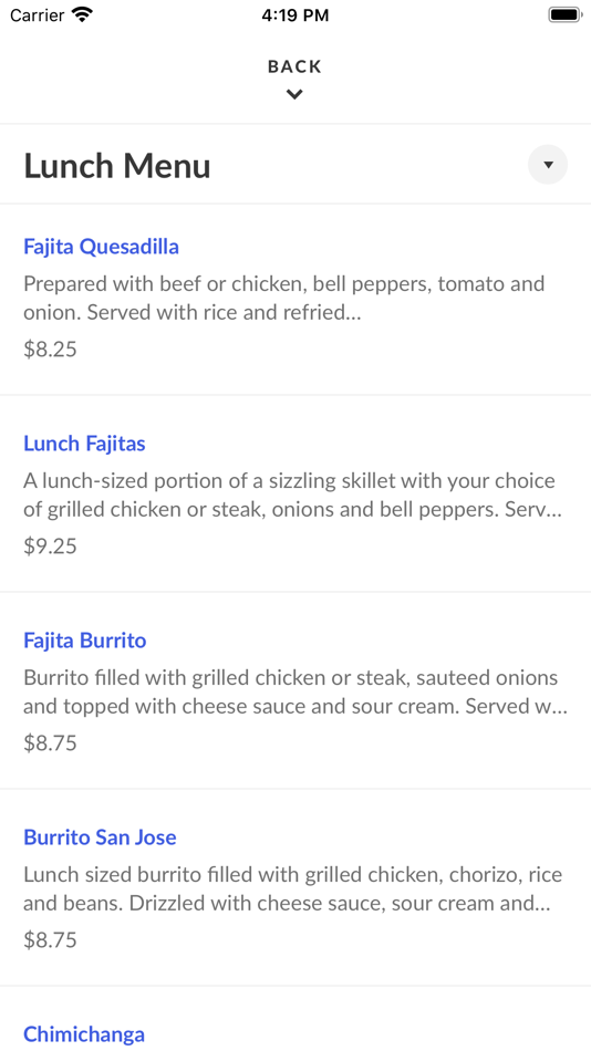 #3. Tacos Y Tequila (iOS) 由: ChowNow