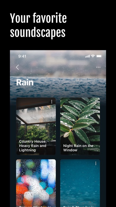 Ambience Hours: Rain Sounds Screenshot