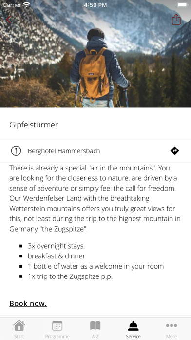 Berghotel Hammersbach Screenshot