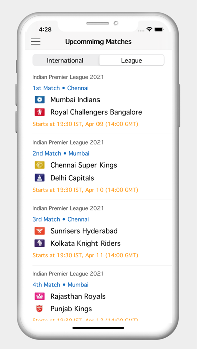 Cricview - Cricket live score Screenshot