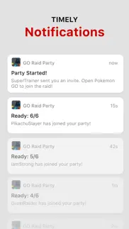 go raid party iphone screenshot 4