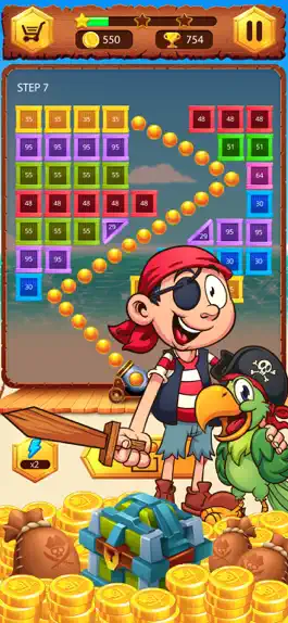 Game screenshot Pirate Bricks Breaker mod apk