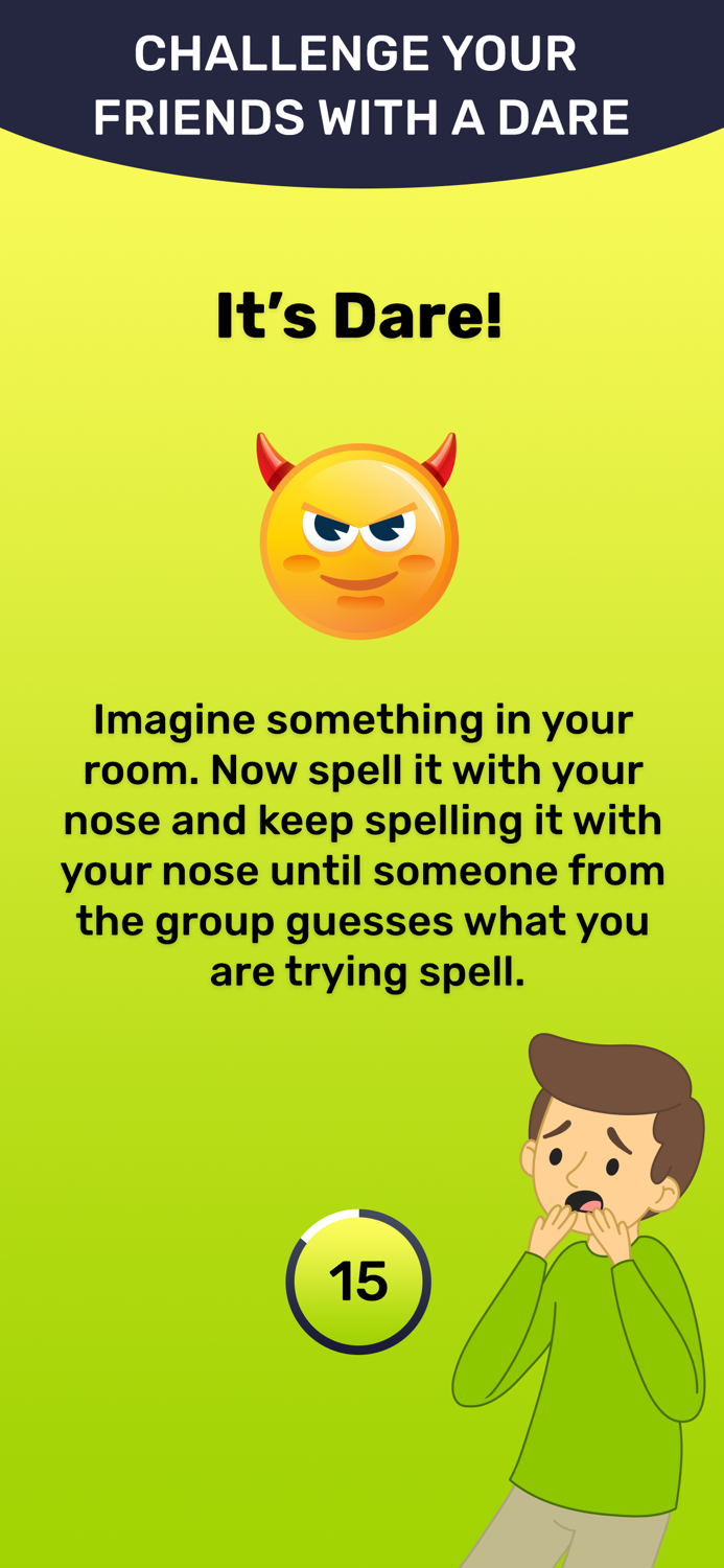 Truth or Dare Spin Bottle Game