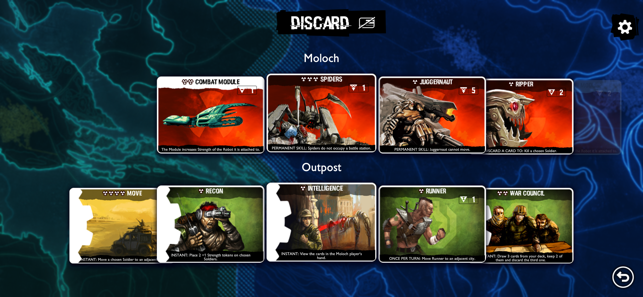 Neuroshima Convoy card game Screenshot