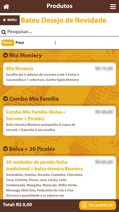 Moniery Sorvetes Screenshot