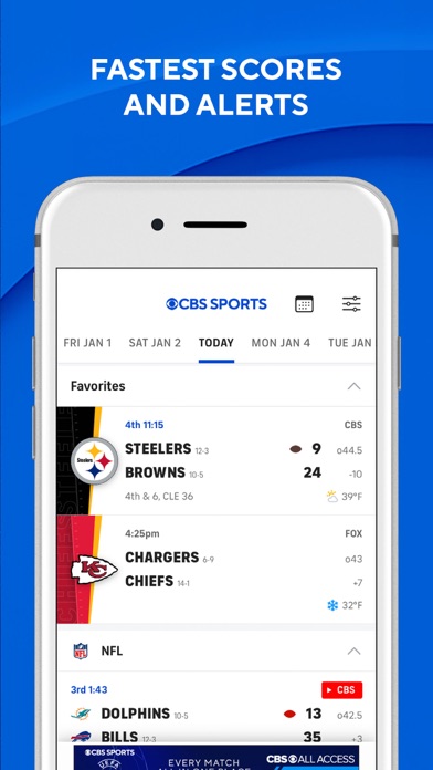 CBS Sports App Scores... screenshot1