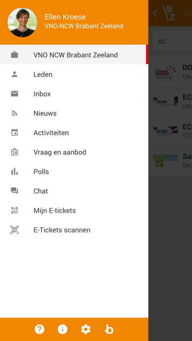 VNO-NCW Brabant Zeeland Screenshot