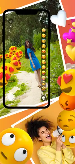 Game screenshot Emoji Cam 3D: Cute AR Filters hack