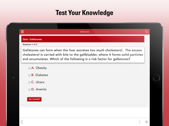 Merck Manual Consumer iPad screenshot 5 - Medical app