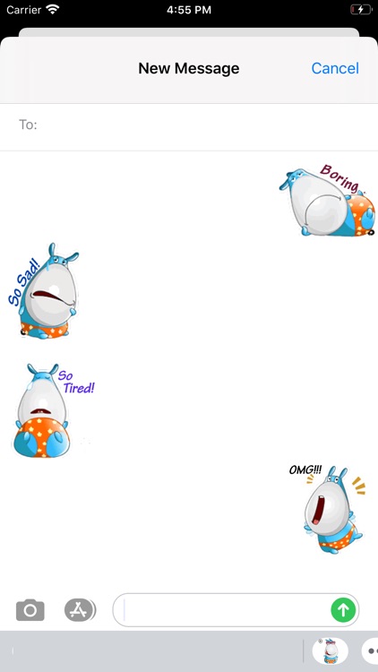 Animated Happy Donkey Stickers