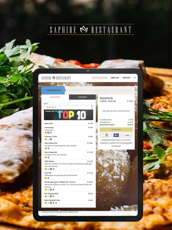 Screenshot #6 pour Restaurant Saphire Wien