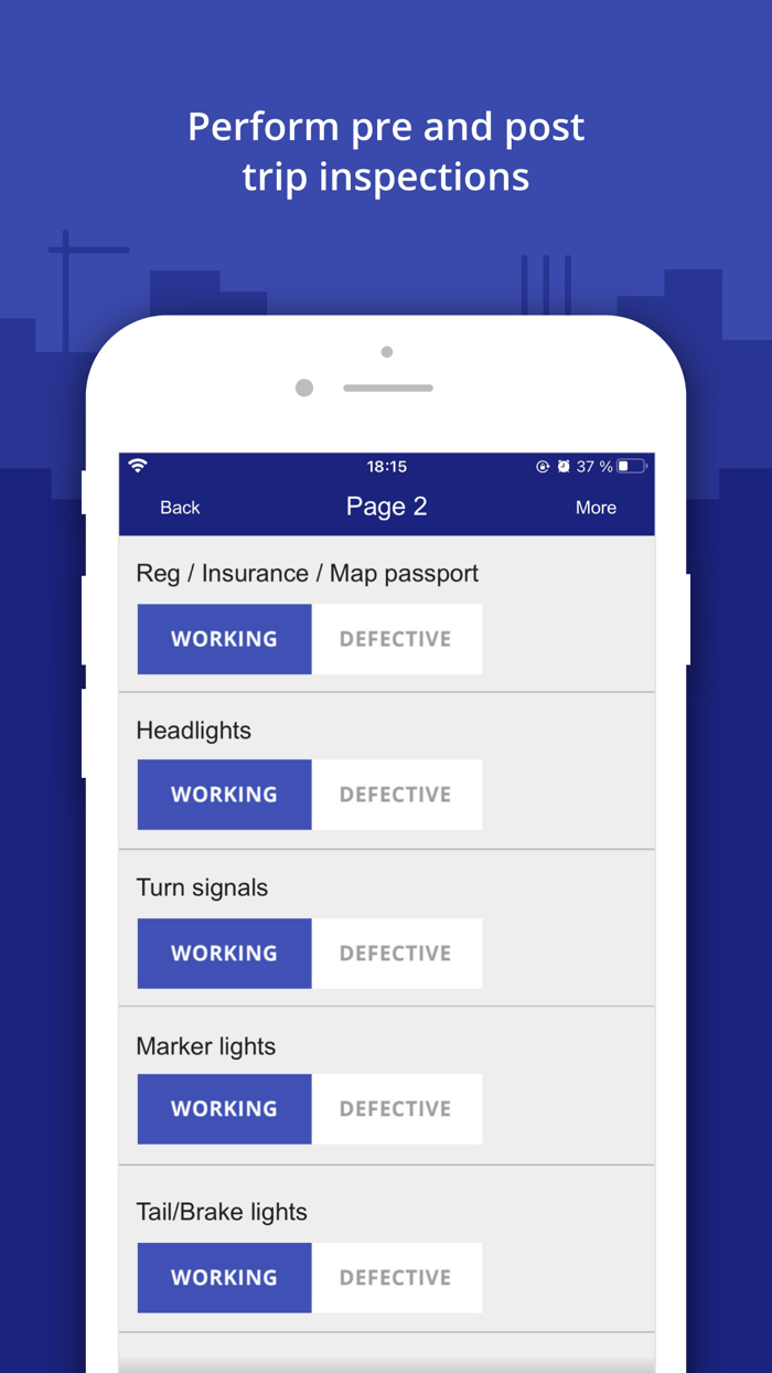 Inspect and Maintain Vehicles