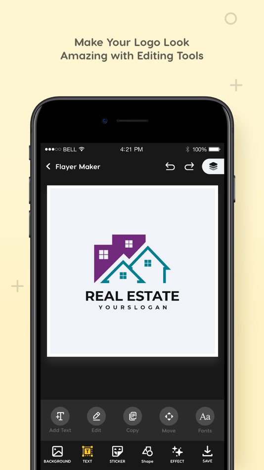 #3. Logo Maker - logo design (iOS) 由: Hiteshkumar Hihoriya