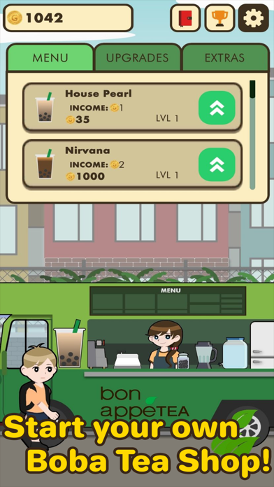 Screenshot #1 pour MilkTea Tycoon - Tap Idle Game