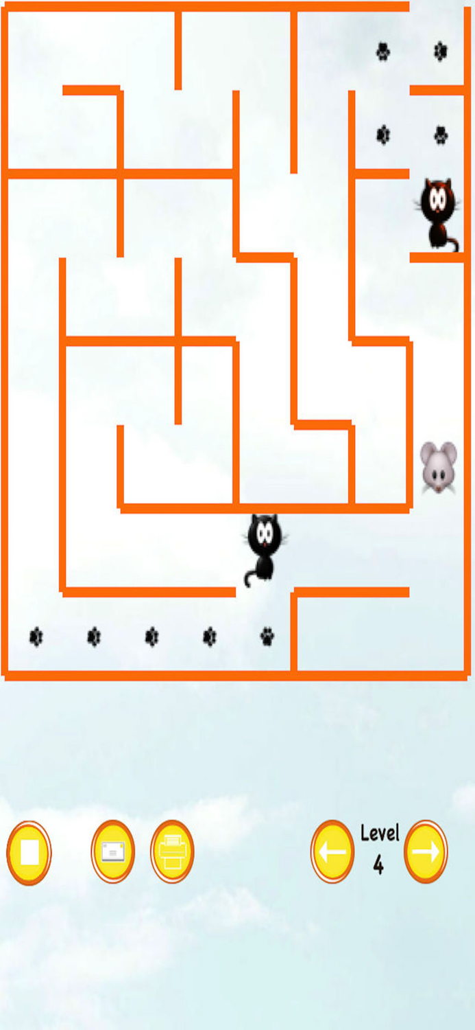 Cat Maze Race