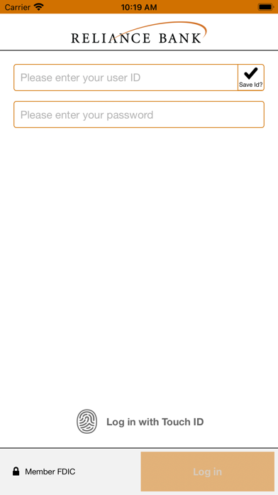 Reliance Bank MN Business Screenshot