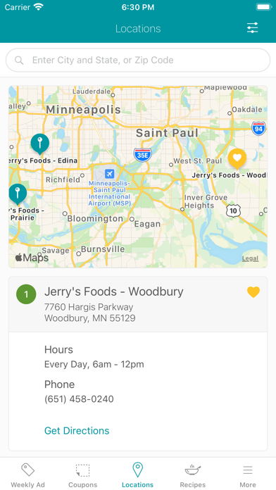 Jerry's Foods Screenshot