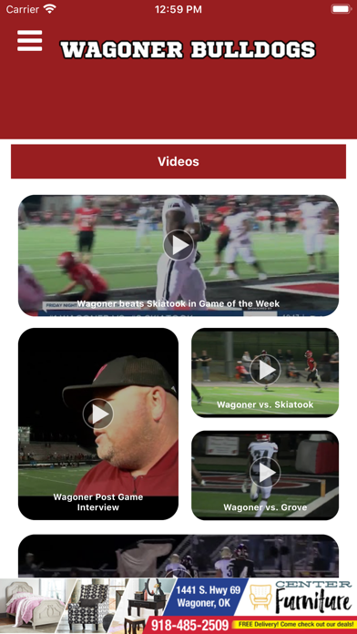 Wagoner Bulldogs Athletics Screenshot