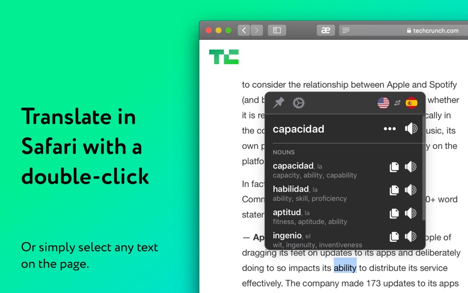 #2. Mate: Universal Tab Translator (macOS) De: Twopeople Software