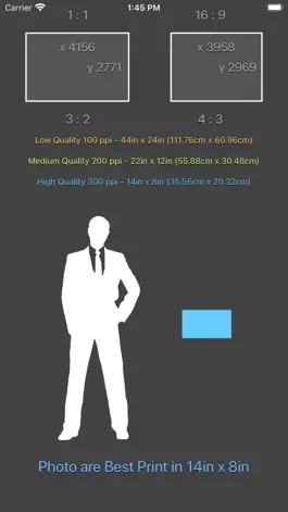 Game screenshot Photo Print Sizes Calculator apk
