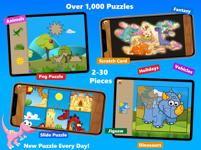 4 puzzles progresivos pocoyo Juguetes Don Dino