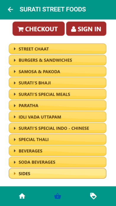 Surati Street Foods Screenshot