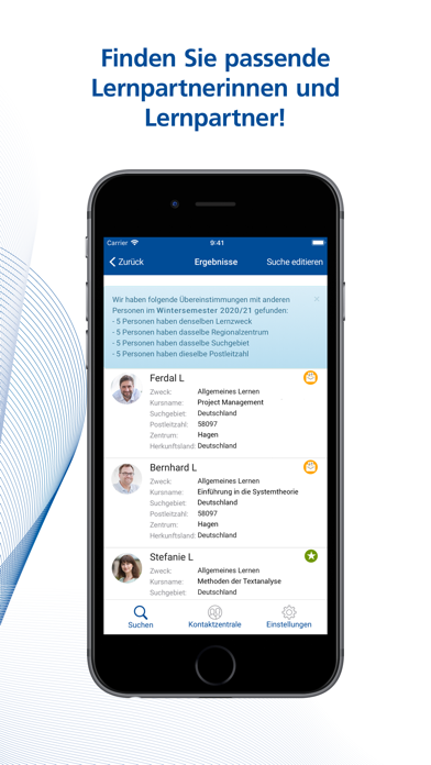 Lerngruppen Screenshot