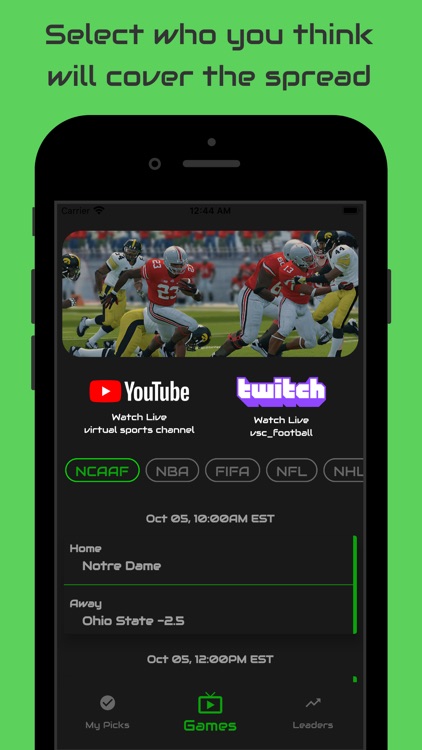 Virtual Sports Channel