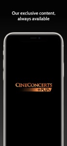 CineConcerts +Plus screenshot #1 for iPhone