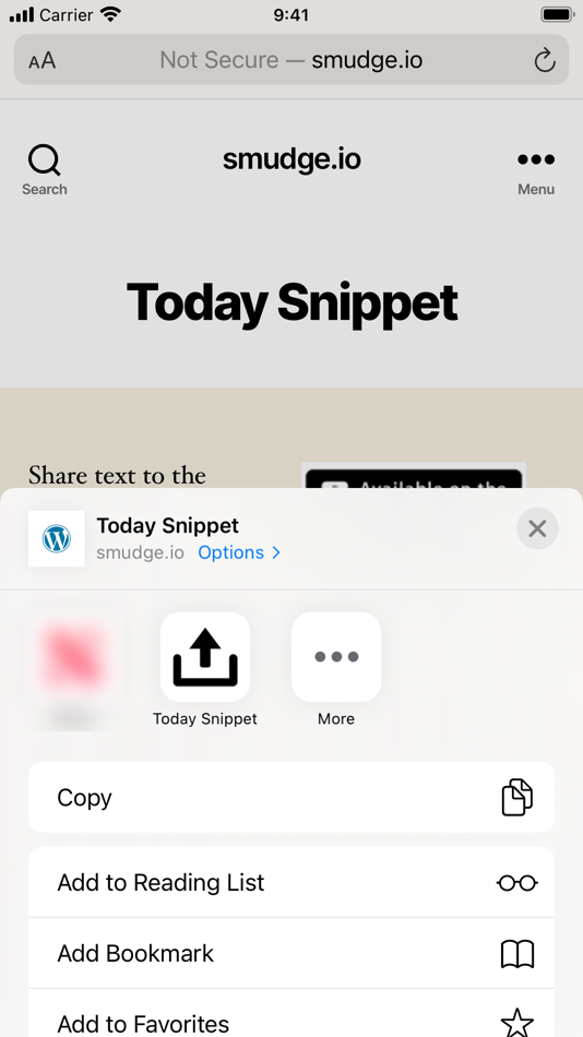 #3. Today Snippet Widget (iOS) Podle: smudge.io PTY LTD