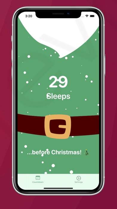 Christmas Countdown Widget 24 Screenshot