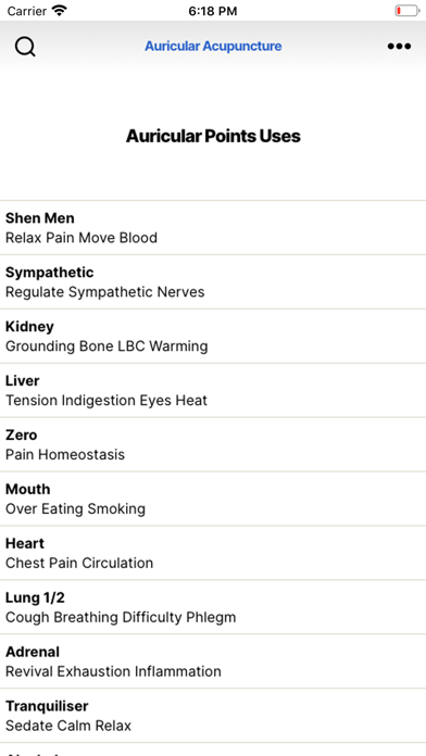 Auricular Acupuncture Screenshot