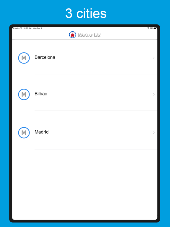Screenshot #4 pour Metro ES - Madrid, Barcelona