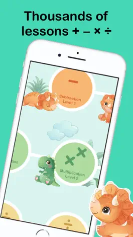 Game screenshot Dino Math: Kids Math Games apk
