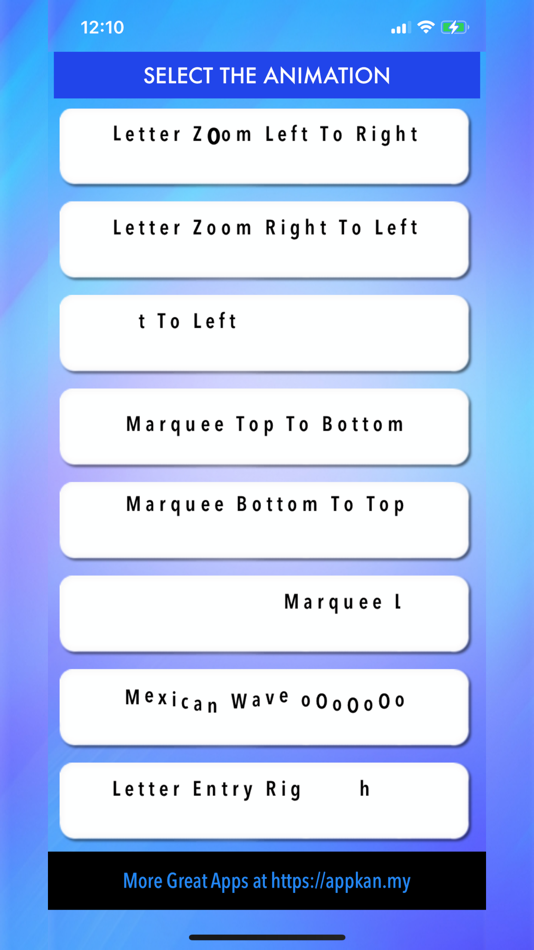 #1. Message Animator (iOS) 게시자: aZeR DiLLs