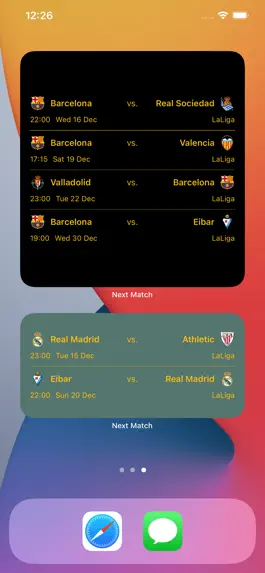Game screenshot Next Match Widget hack
